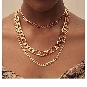 3 tiered chain necklace